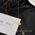 Factory Price Women Choke Stainless Steel Letters Necklace